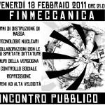18/02 Incontro pubblico su Finmeccanica