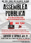 Assemblea pubblica "No TAV tour" a Olgiate Olona.